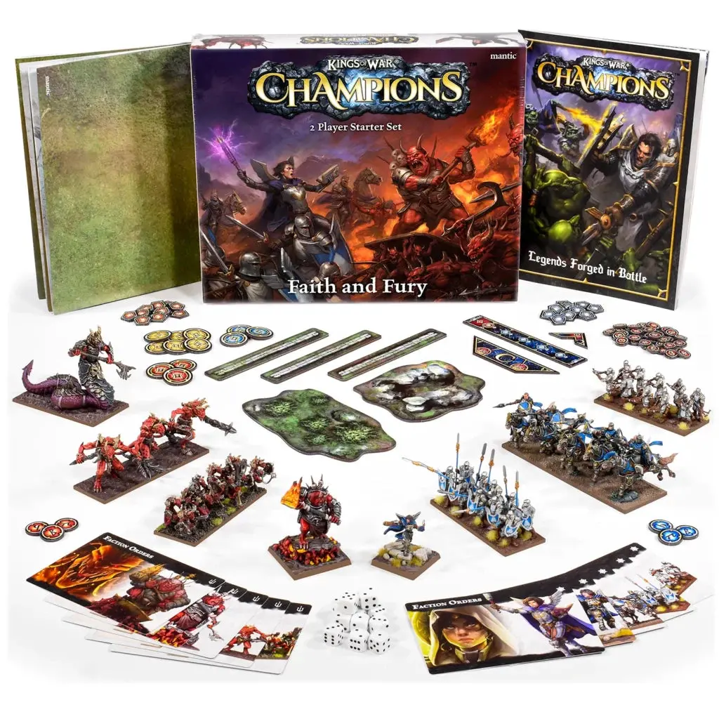 Kings Of War Champions 2 Player Starter - Faith & Fury 1