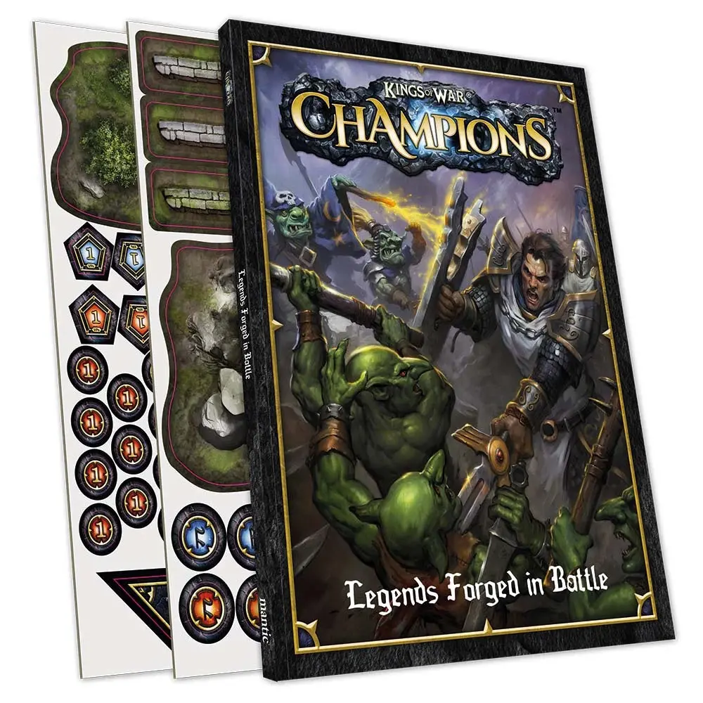 Kings Of War Champions - Rulebook & Tokens 1