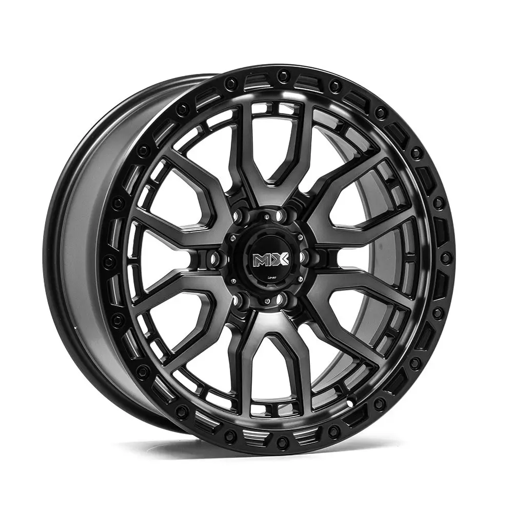 Lenso Mxg Satin Black Polished Tinted 20*9 4X4 1