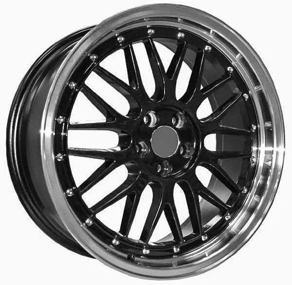 Replica Bbs Lm Black Polish 18*8 1