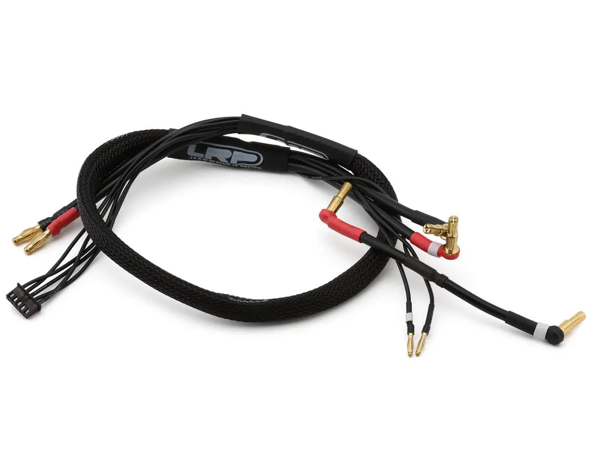 Lrp (2S)X2 Lipo Charge/Balance Lead (4Mm To 4/5Mm Bullet Connector) (600Mm) Lrp499100 1
