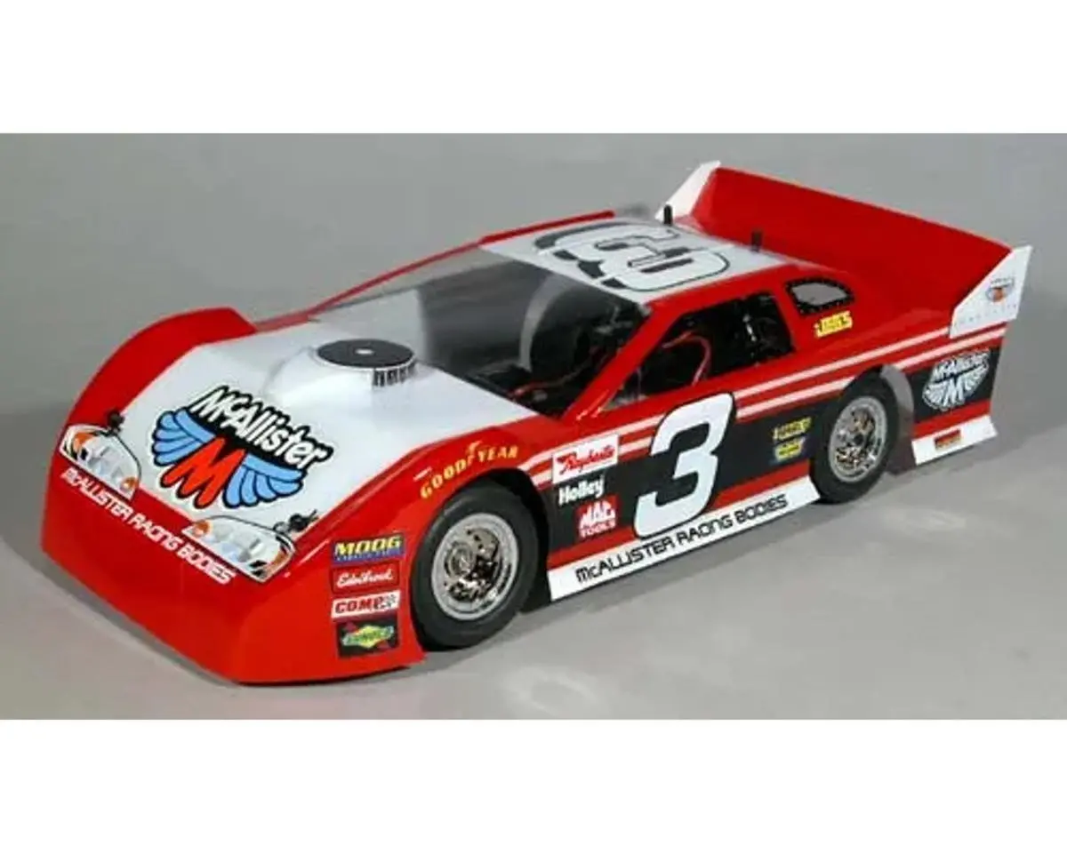 Mcallister Racing Batesville 1/18 Late Model Body (Clear) (.030) 259 1