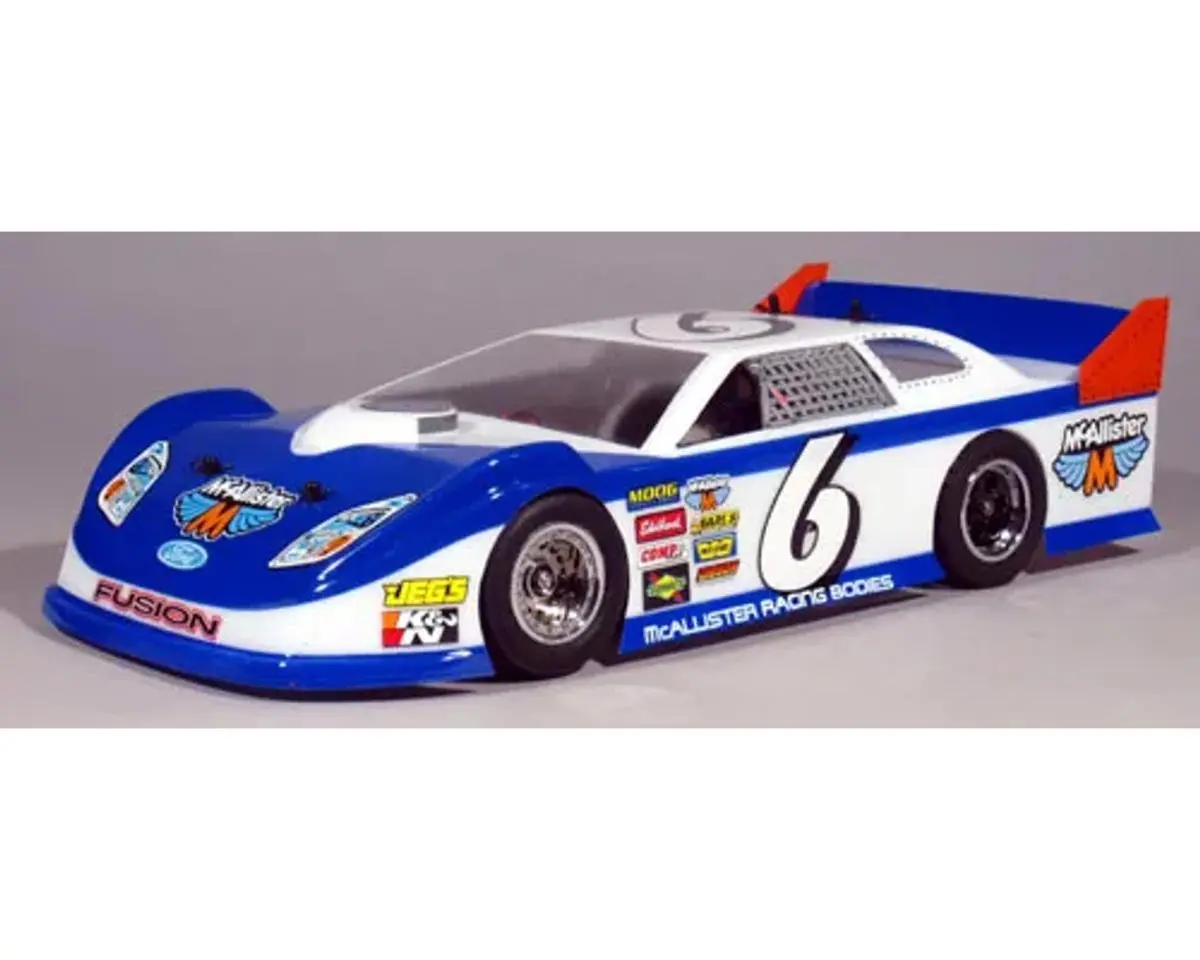 Mcallister Racing Greenville 1/18 Late Model Body (Clear) (.030) 269 1