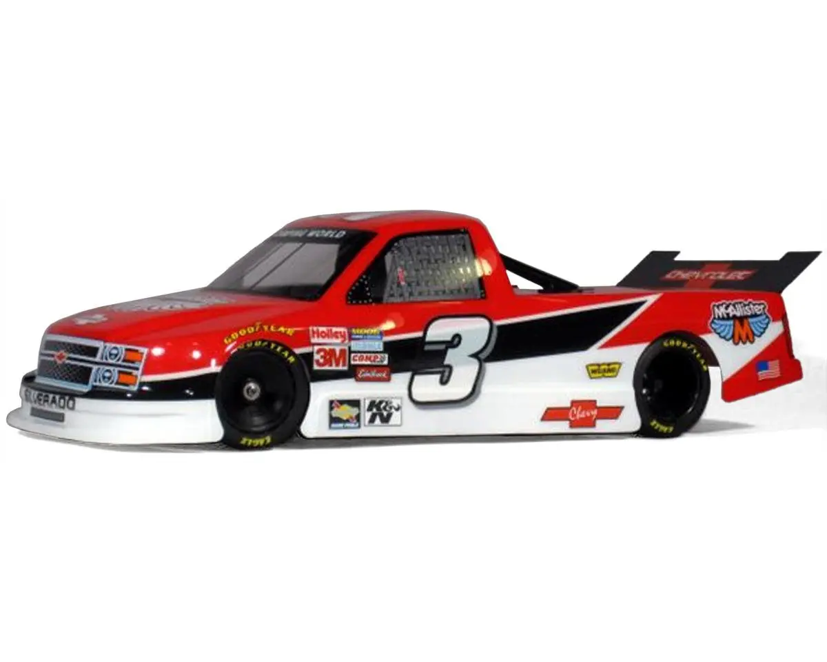 Mcallister Racing Chevy Oval Truck 1/10 Pan Car Body (Clear) (.030) 301-30 1