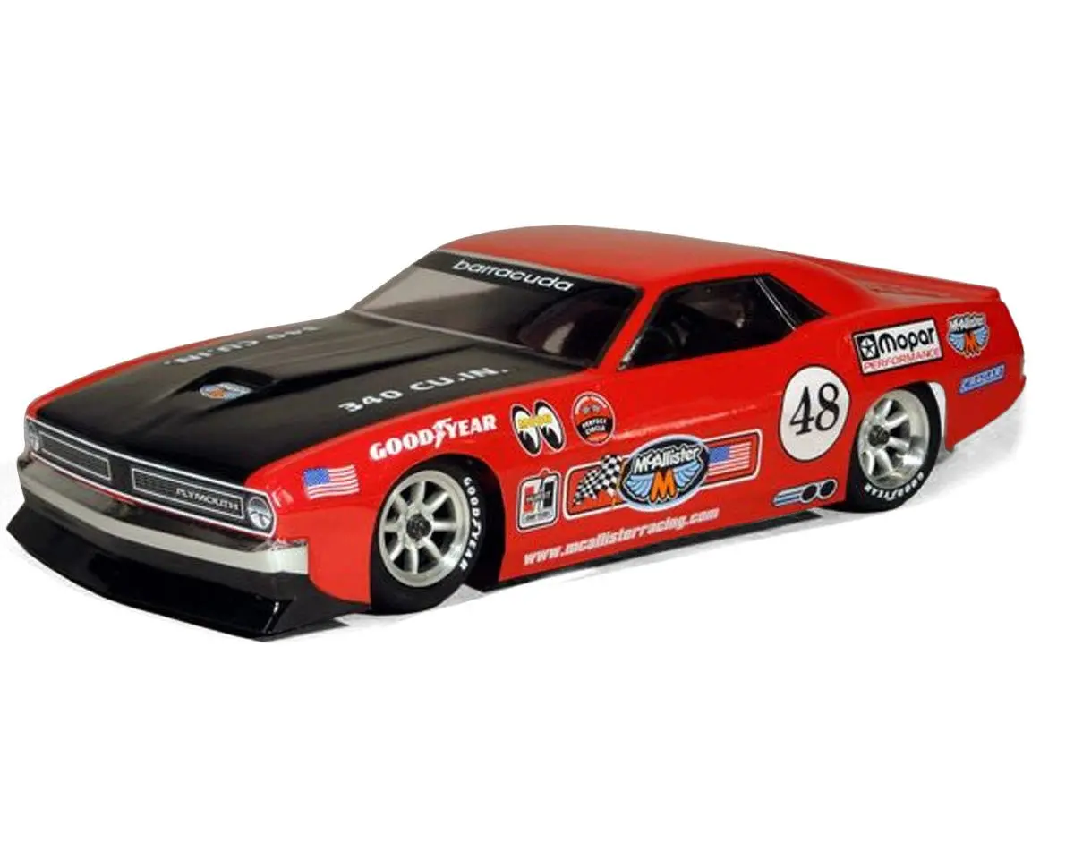 Mcallister Racing Aar Cuda 1/10 On-Road Vta Body (Clear) (.030) 315-30 1