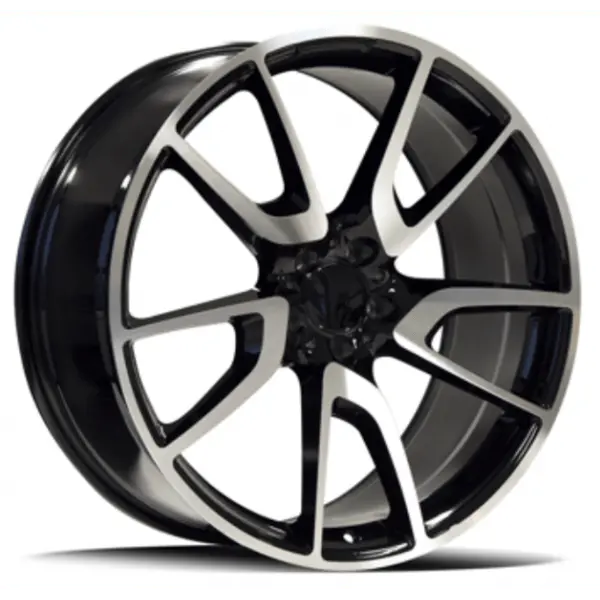 Replica For Mercedes 10483 Black Poilish 18*8.5 1