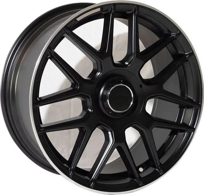 Replica For Mercedes 1258 Matt Black Polish Lip 18*8,5 1