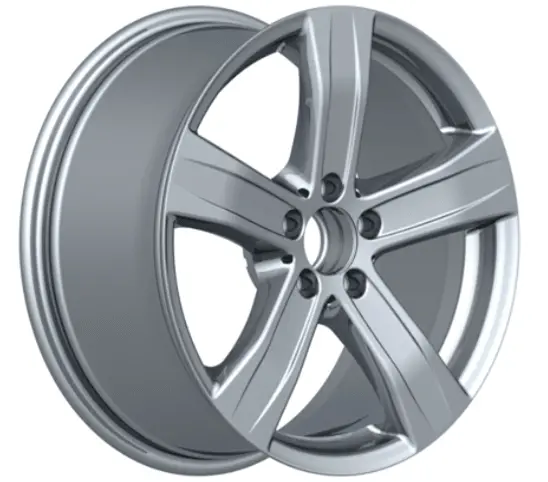 Replica For Mercedes 498 Silver 18*8.5 1