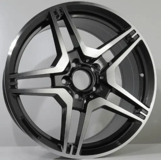 Replica For Mercedes 552/3 Black Polish 18*8 1
