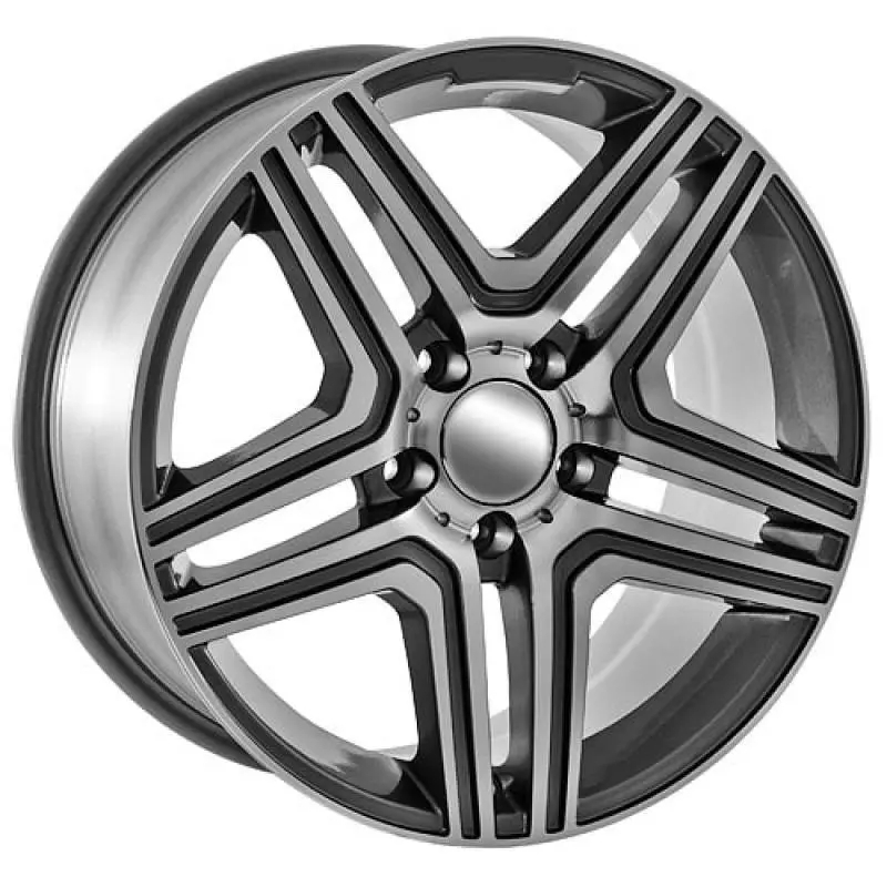 Replica For Mercedes 666 Anthracite Polish 22*10 1