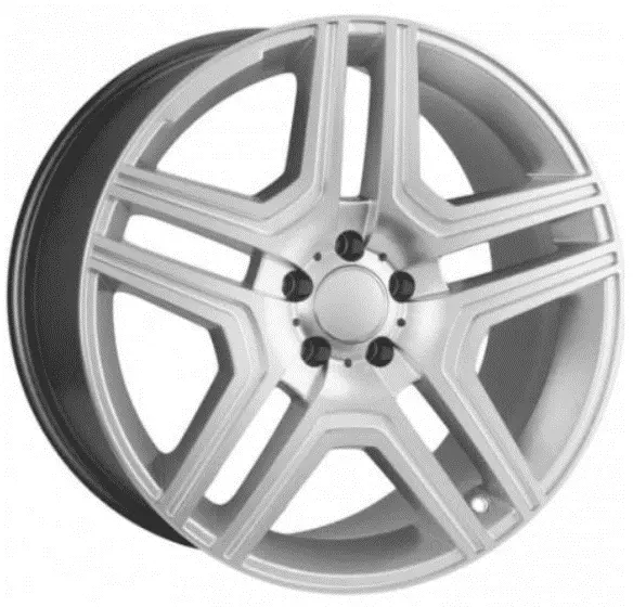 Replica For Mercedes 666 Silver 22*10 1