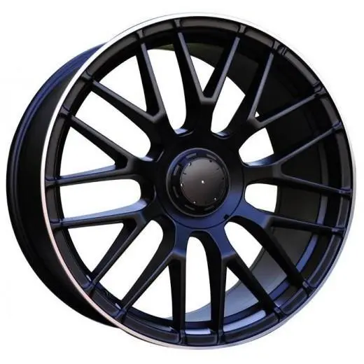 Replica For Mercedes 912 Matt Black Diamond Lip 18*8 1