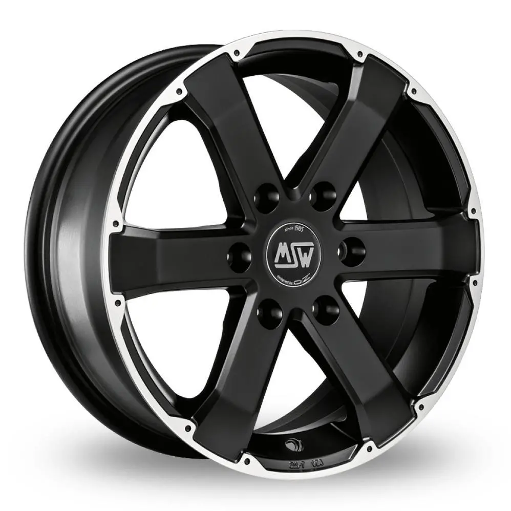 Msw Wheels Msw 46 17*7,5 Matt Black Full Polished 1