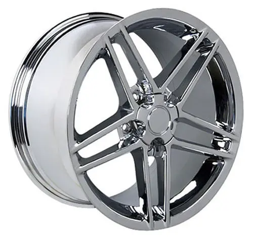 19" Replica Wheel Cv07b Fits Chevrolet Corvette - C6 Z06- Design Two 1