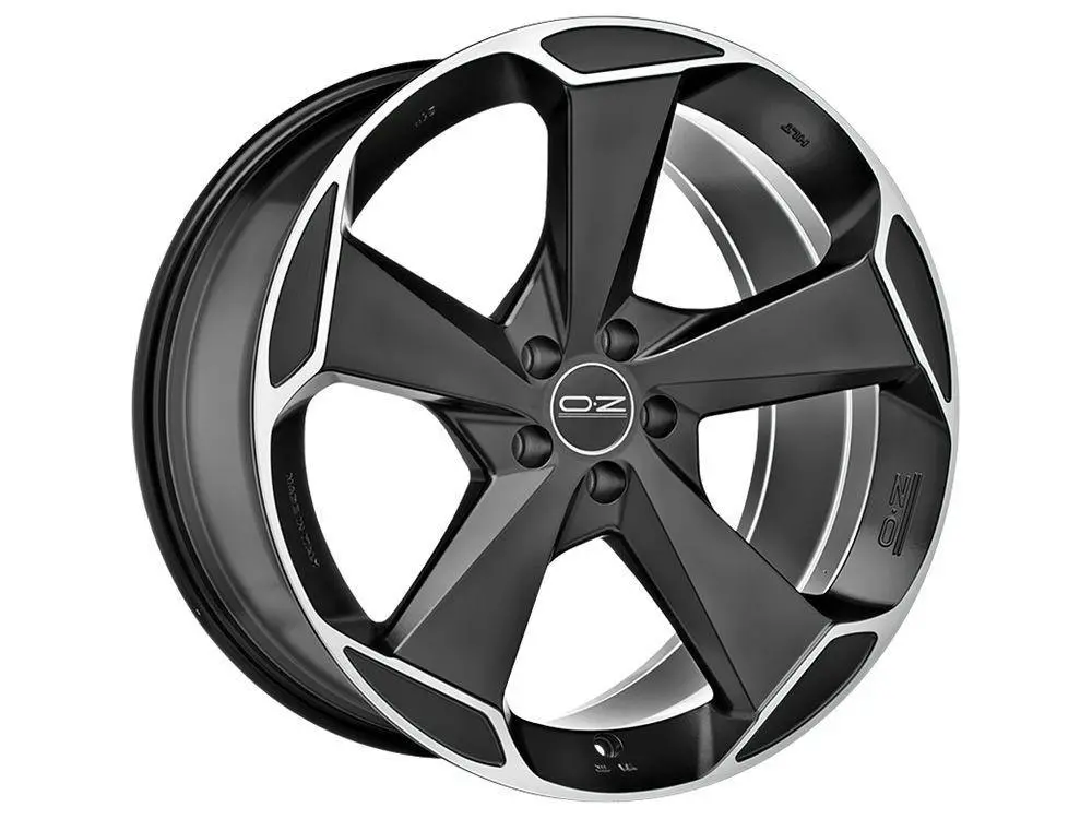 Oz Aspen Hlt 20*9 Matt Black Diamond Cut 1
