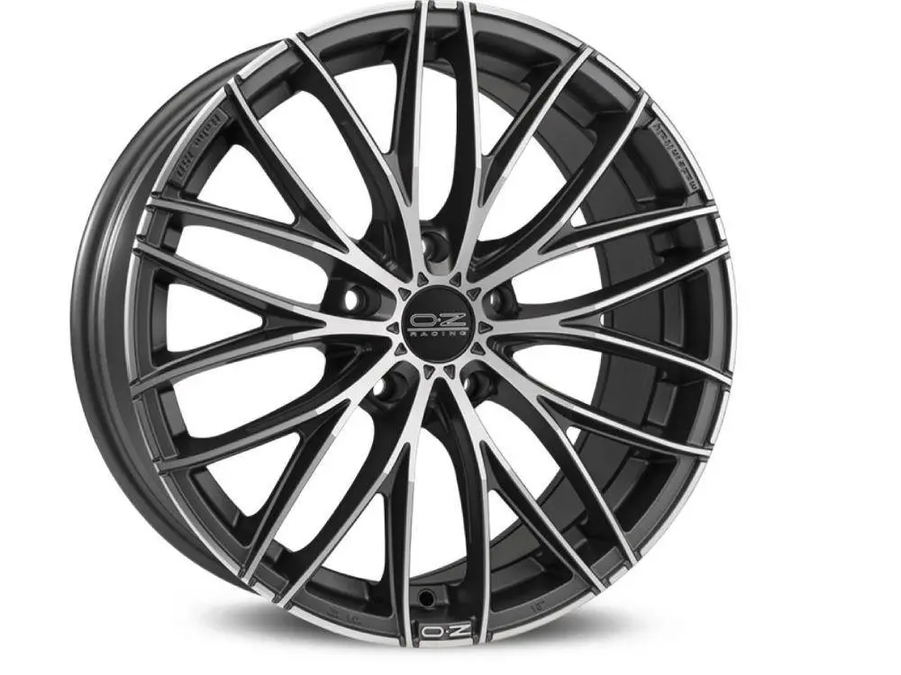 Oz Italia 150 17*8 Matt Dark Graphite Diamond Cut 1