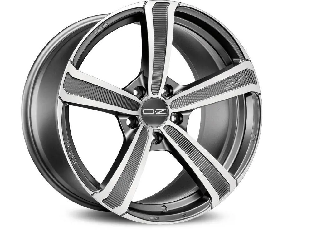 Oz Montecarlo Hlt 19*10 Matt Dark Graphite Diamond Cut 1