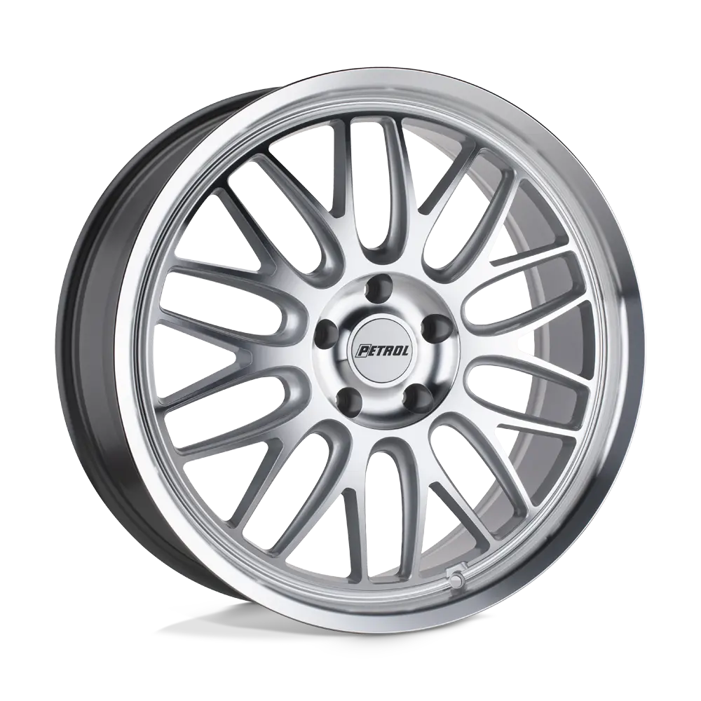 20x8.5-Inch Silver Alloy Wheel with Machined Face and Lip, 40mm Offset