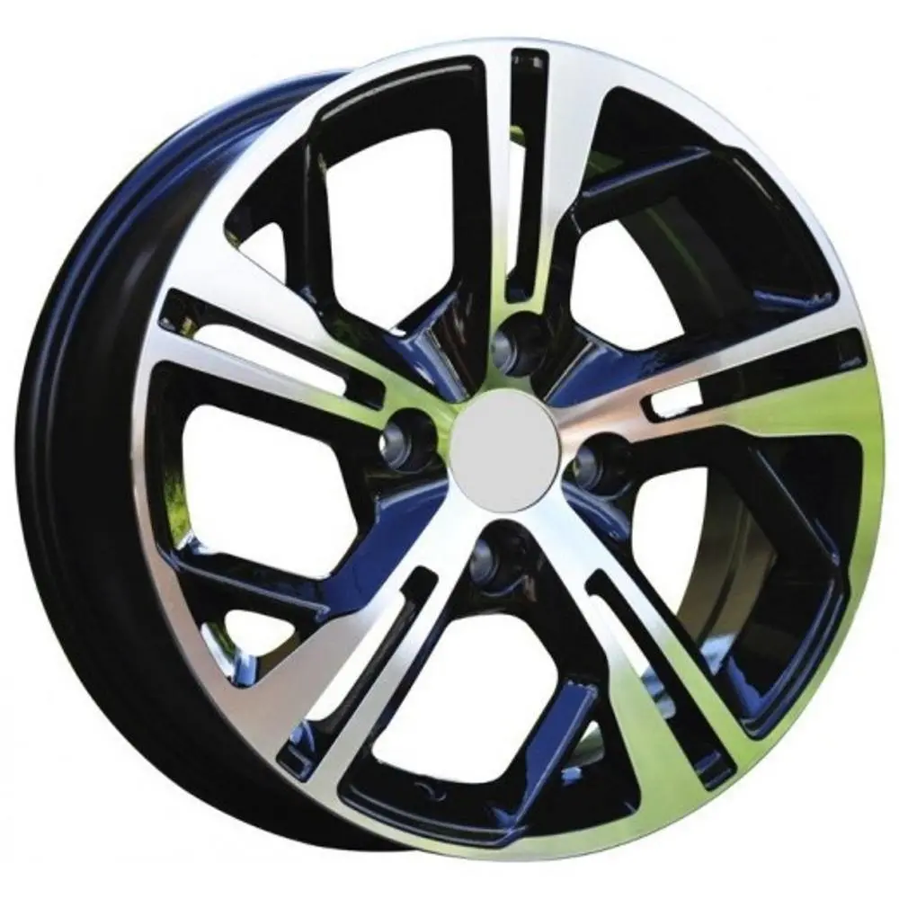 Replica For Citroen Peugeot 5139 Black Polish 16*6.5 1