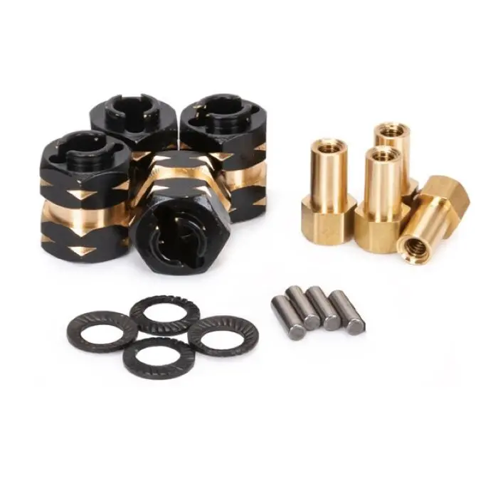 Power Hobby Extended Hex Hubs Wheel Spacers +5Mm Axial Scx24 Phb5210 1