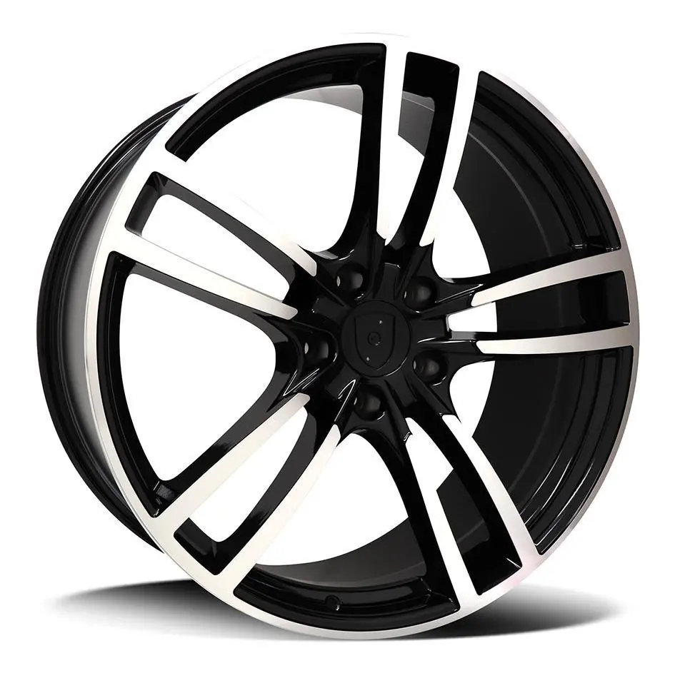 Replica For Porsche 5628 Black Polish 20*11 1