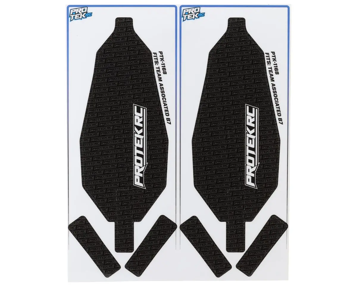 Protek Rc Team Associated B7 Chassis Protector (2) (Black) Ptk-1168 1