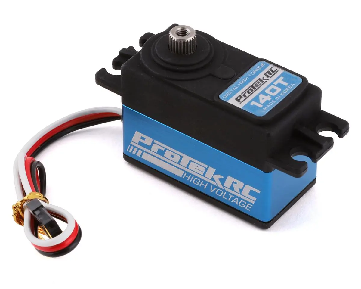 Protek Rc 140T Low Profile High Torque Metal Gear Servo (High Voltage) Ptk-140T 1