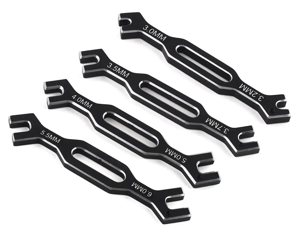Protek Rc Aluminum Turnbuckle Wrench Set  (3, 3.2, 3.5, 3.7, 4, 5, 5.5 & 6Mm) Ptk-2034 1