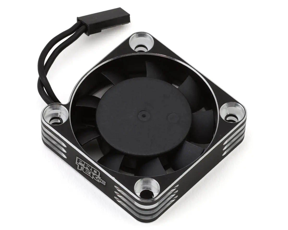 Protek Rc 40X40x10mm Aluminum High Speed Hv Cooling Fan (Silver/Black) Ptk-2115 1