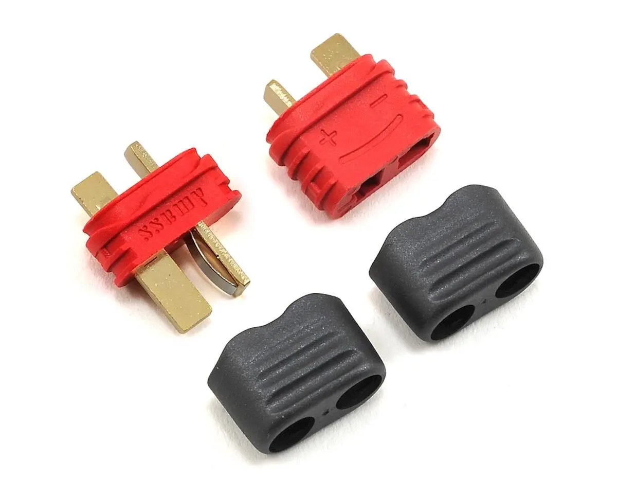 Protek Rc Sheathed T-Style Plug (1 Male/1 Female) Ptk5041 1