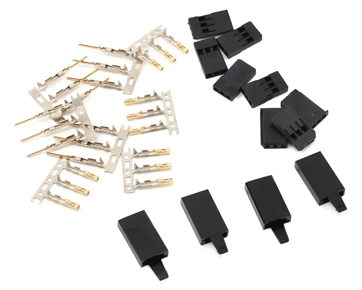 Protek Rc Futaba & Jr Style "Locking" Servo Connectors (4 Pair) Ptk-5046 1