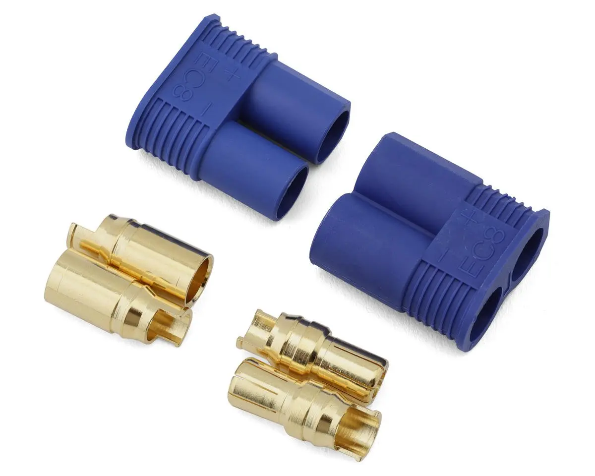 Protek Rc Ec8 Connector (1 Male And 1 Female) Ptk-5076 1
