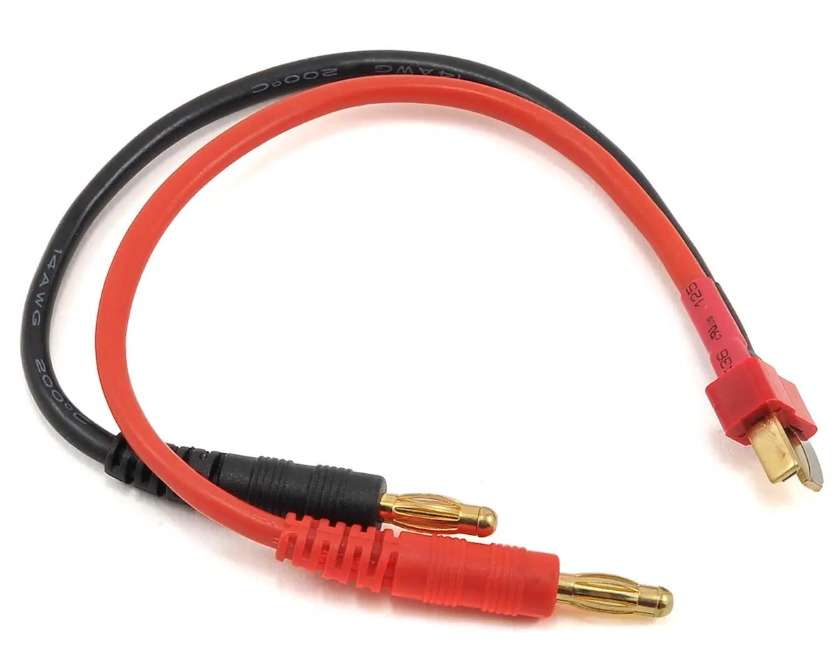 Protek Rc Heavy Duty T-Style Ultra Plug Charge Lead (Male To 4Mm Banana) 1