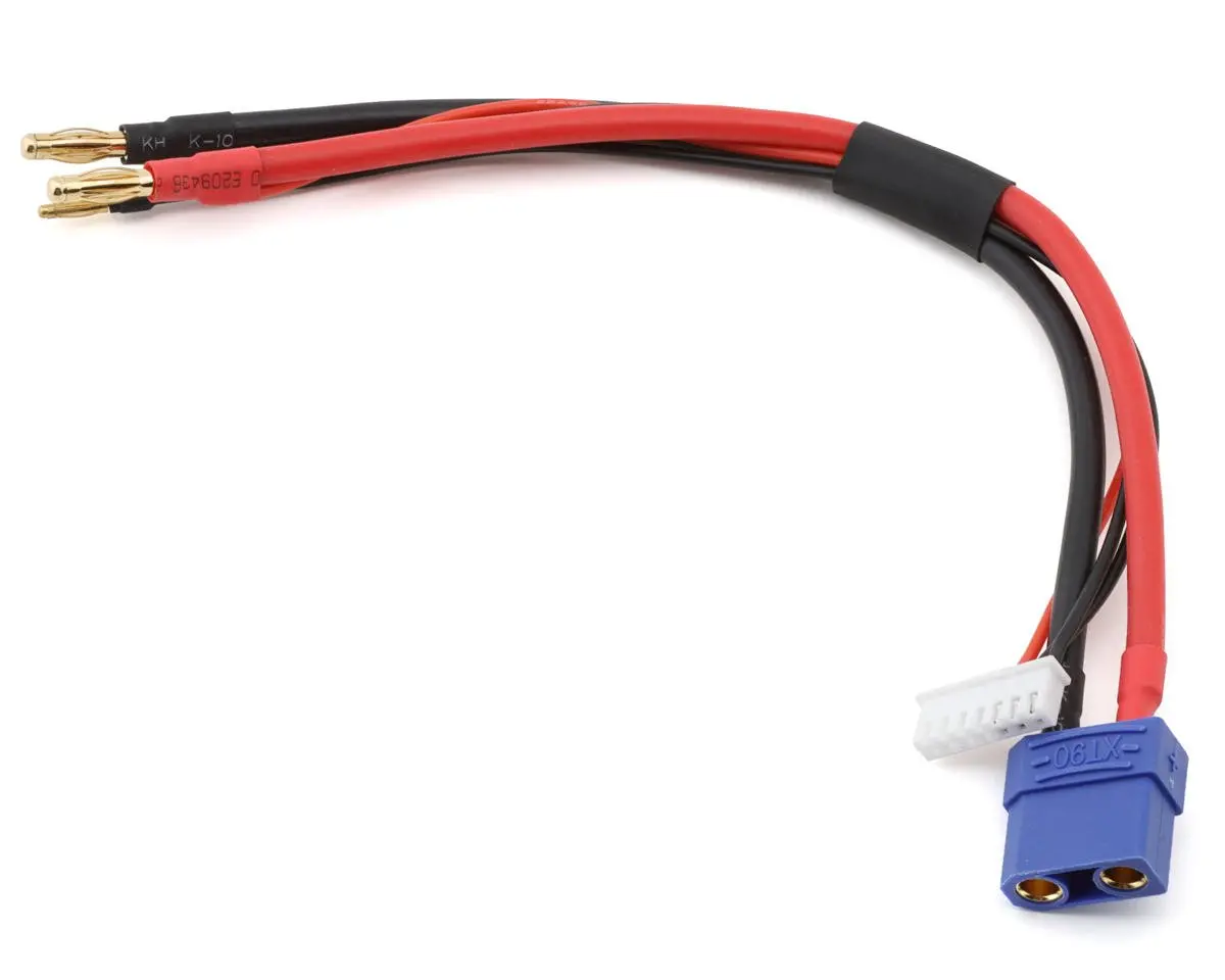 Protek Rc 2S Charge/Balance Adapter (4Mm Bullet Connectors To Female Xt90) Ptk-5364 1
