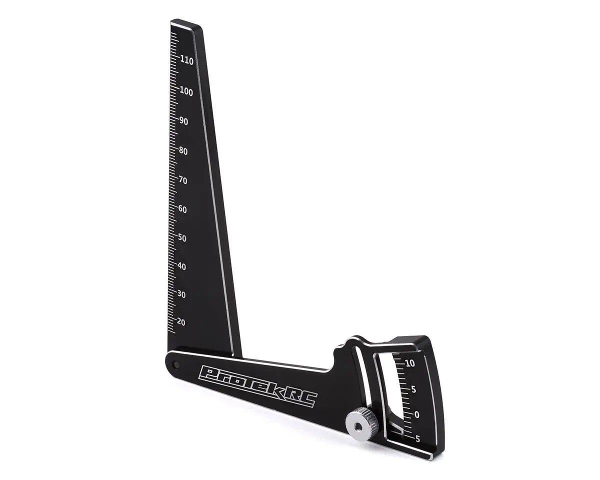 Protek Rc Aluminum Camber Gauge (117Mm Tall) Ptk-7613 1