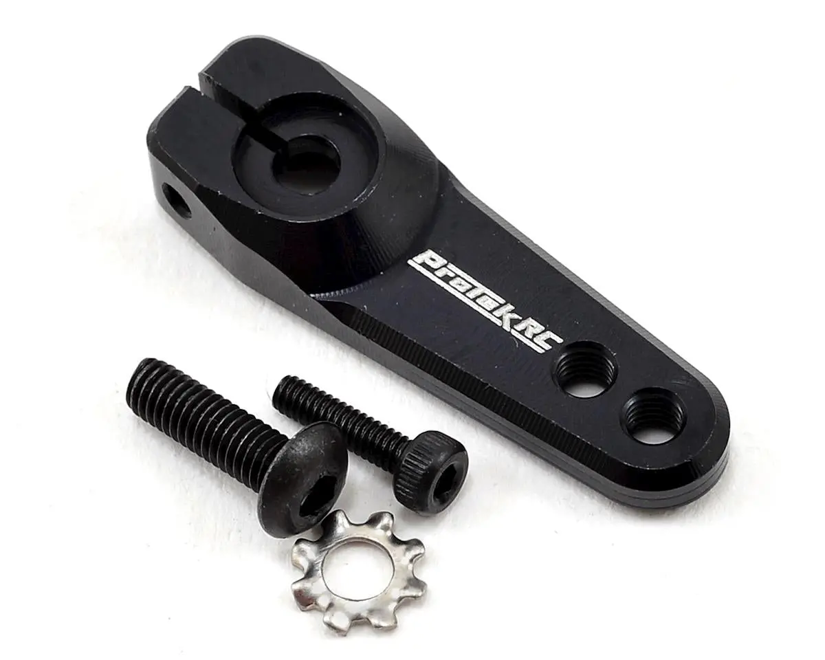 Protek Rc Aluminum Clamping Servo Horn (Black) (25T-Protek) 1