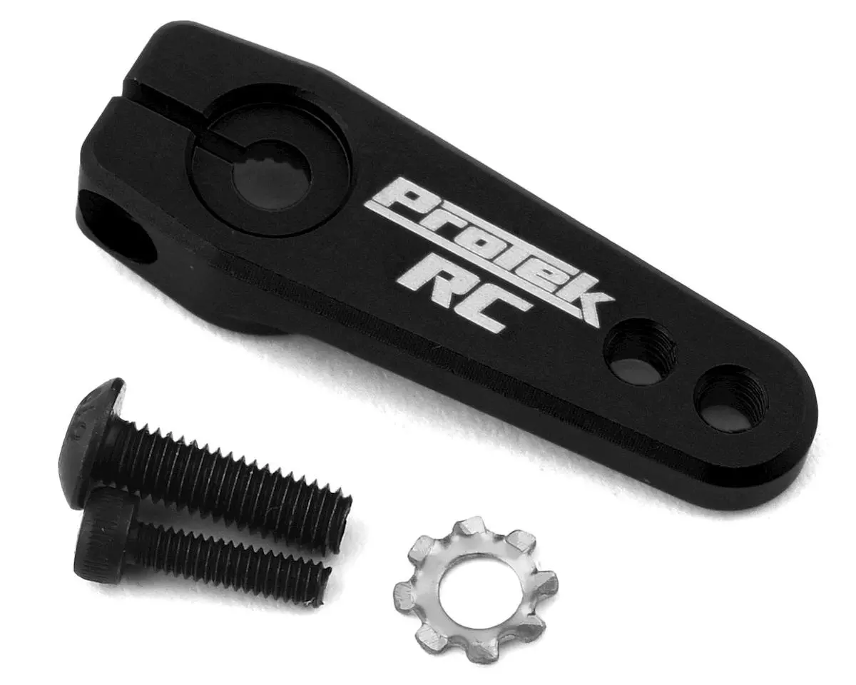 Protek Rc Aluminum Flat Clamping Servo Horn (Black) (25T-Protek) Ptk-7823-Bk 1