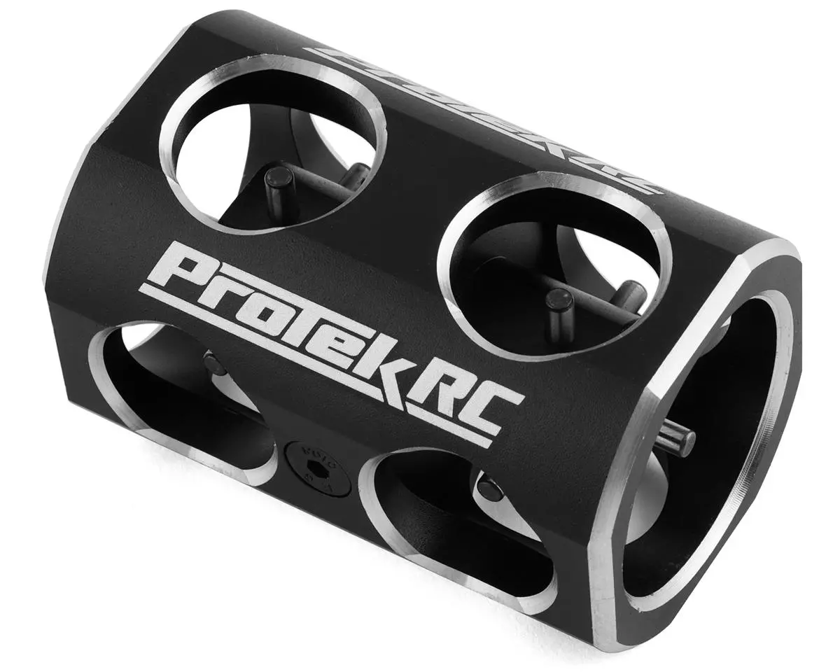 Protek Rc Caged Aluminum 1/10 Pinion Gear Caddy Ptk-8022 1