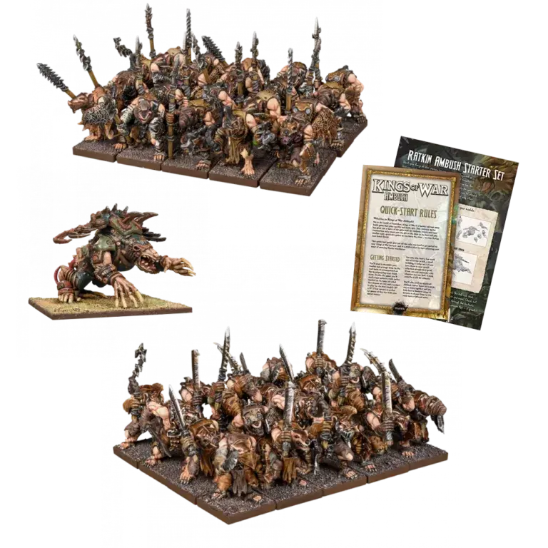 Kings Of War Ratkin Ambush Starter Set Mgkwrk103 1