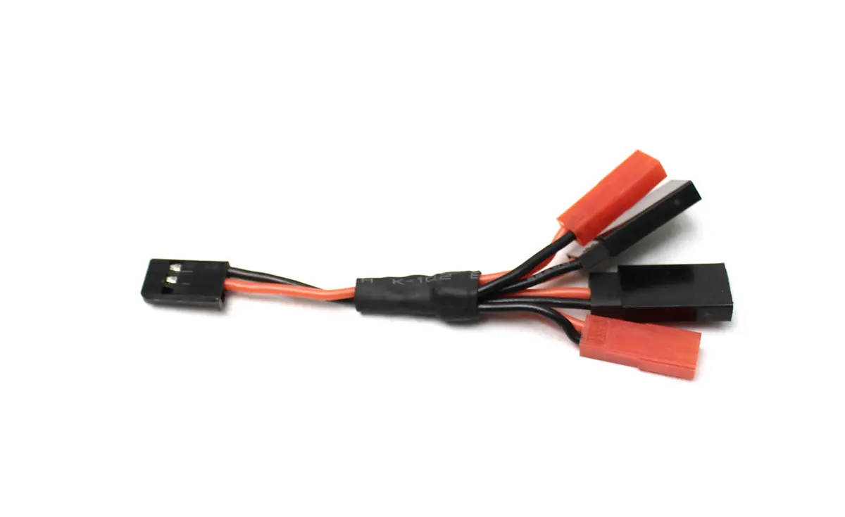 Universal Rx Power Splitter Female Servo X 2 Jst X 2 1