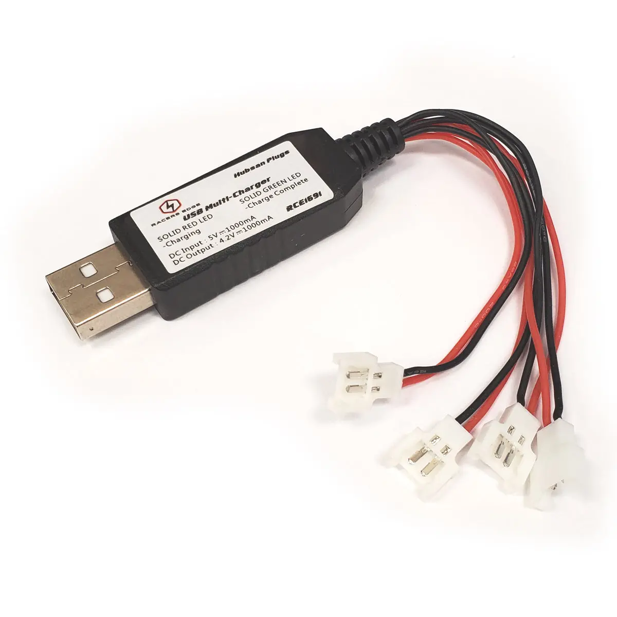 Racers Edge Usb Multi-Charger For 1S Batteries Hubsan X 4 Rce1691 1