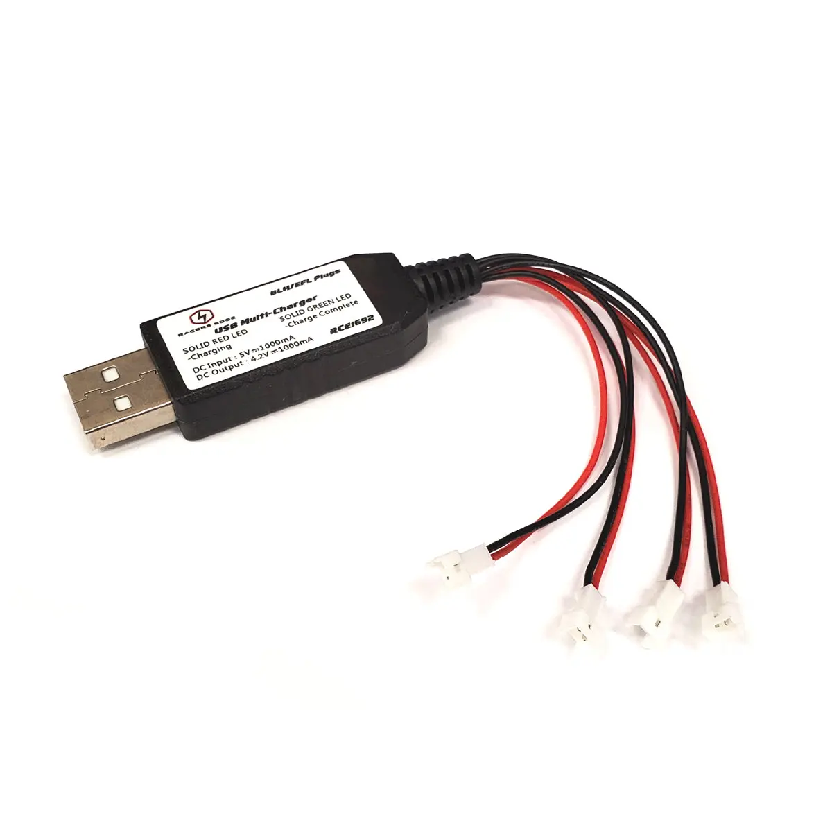 Racers Edge Usb Multi-Charger For 1S Batteries Blh/Efl X 4 Rce1692 1