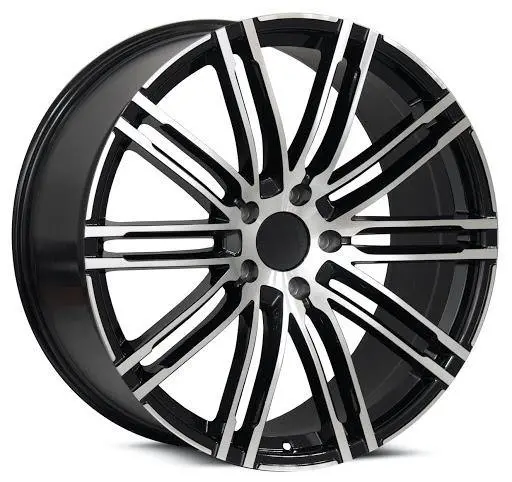 Replica For Porsche 1222 Black Polish 21*10 1
