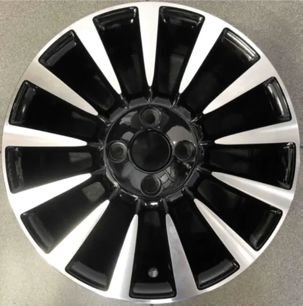 Replica For Fiat 743 Black Polish 15*6 1