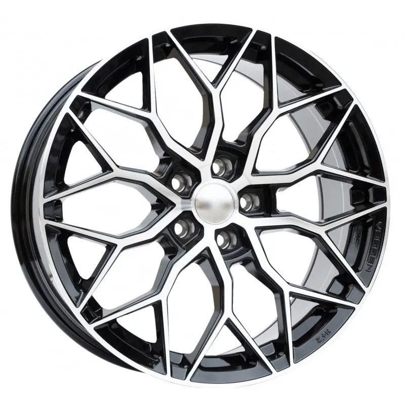 Replica Audi Mercedes Seat Skoda Vw Iw06 Black Polish 19*8.5 1