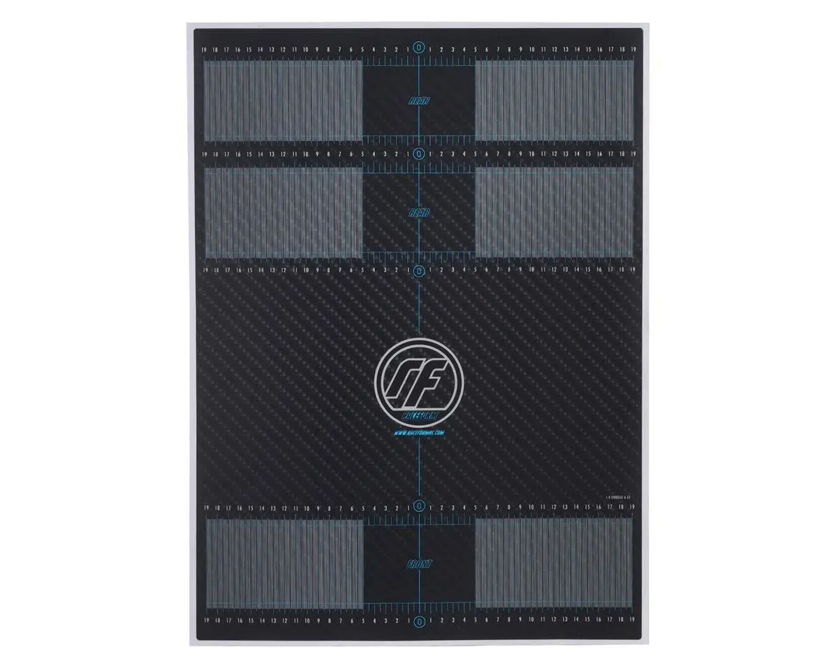 Raceform Carbon Fiber Graphic Setup Decals (1/8 On-Road/Gt) Rfm20210114cfgsds8on 1