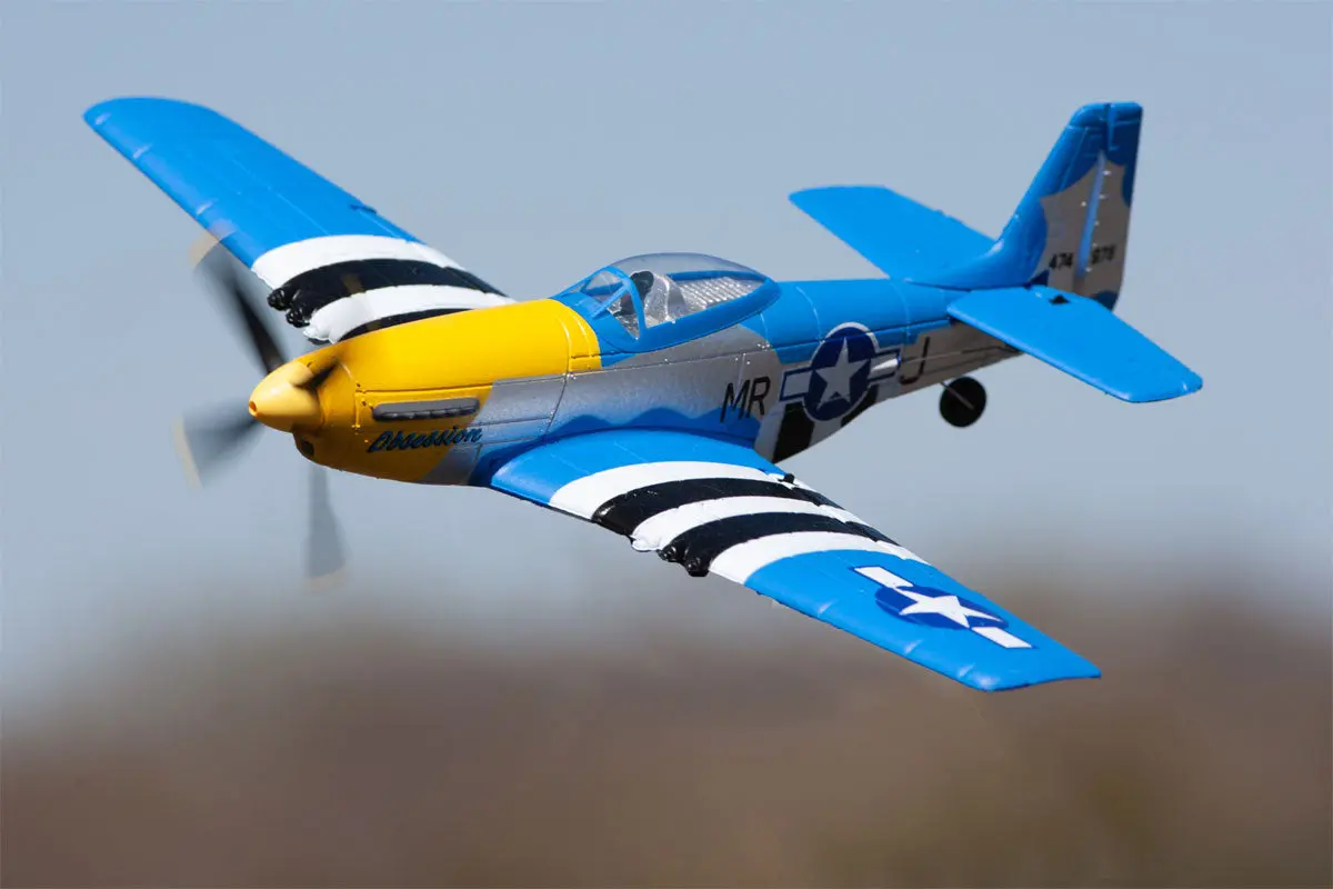 Rage R/C P-51 Obsession Micro Rtf Airplane W/Pass Rgra1300v2 1