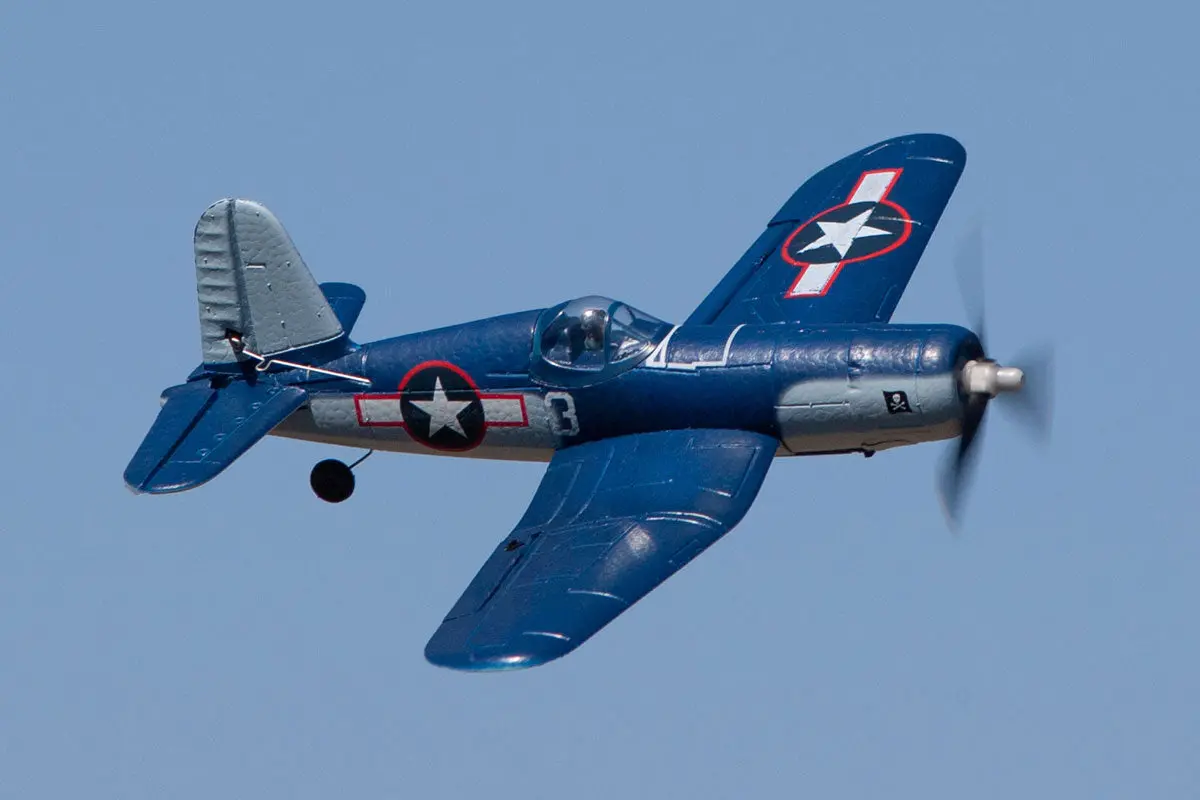 Rage R/C F4u Corsair Jolly Rogers Micro Rtf Airplane W/Pass Rgra1301v2 1