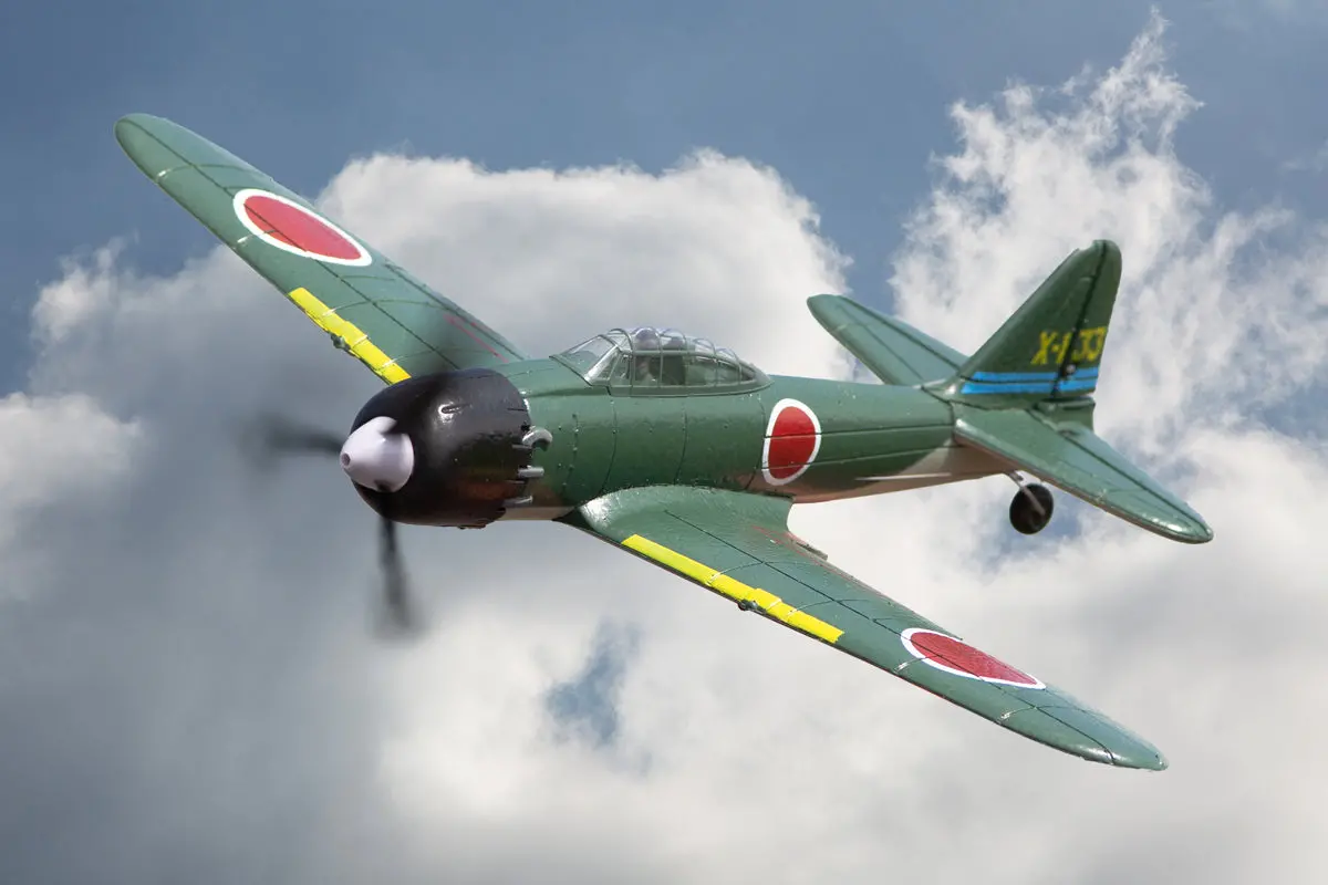 Rage R/C Mitsubishi A6m Zero Micro Rtf Airplane W/Pass System Rgra1306 1