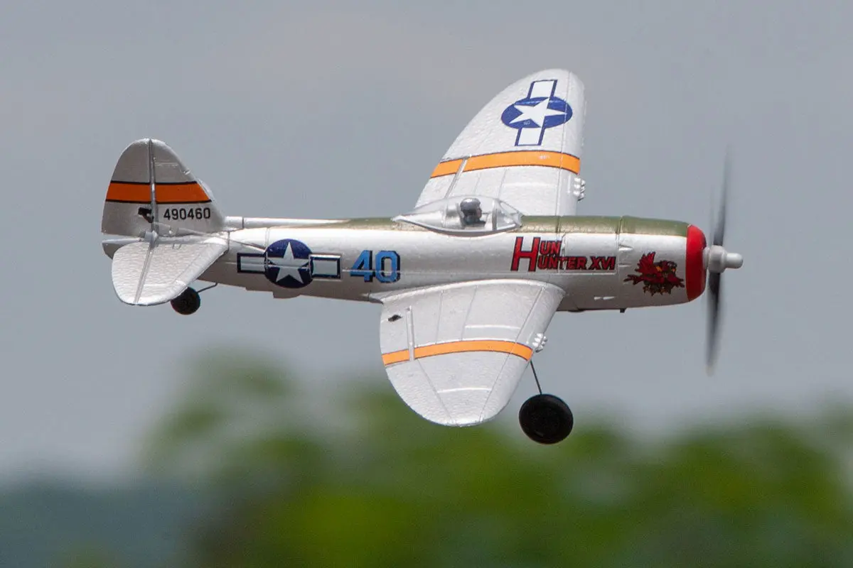 Rage R/C P-47 Thunderbolt Micro Rtf Airplane With Pass System Rgra1307 1